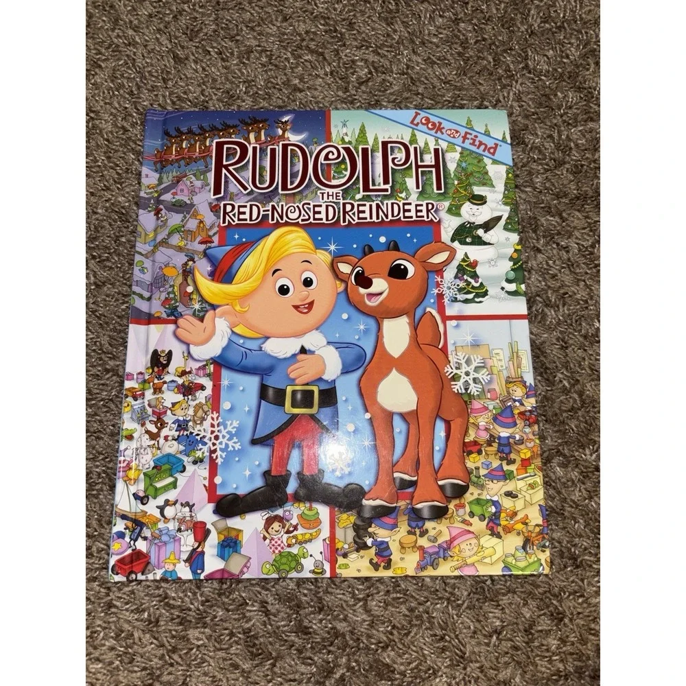 Look and Find: Rudolph the Red-Nosed Reindeer - Hardcover - VERY GOOD
